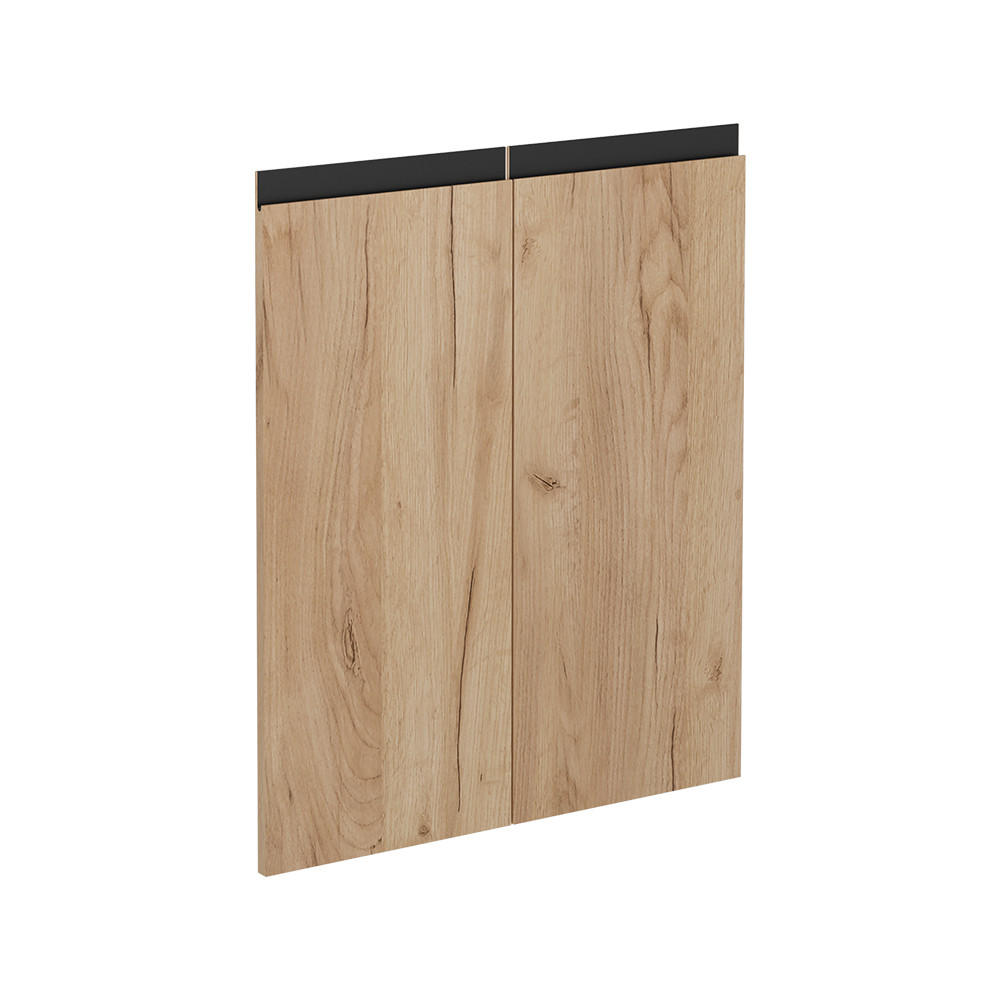 KÜCHENFRONT R-Line Goldkraft Eiche 59.2 x 71.3 cm Möbelfront für den Unterschrank - Honigeiche, Holzwerkstoff (59.2/71.3/1.6cm) - Vicco