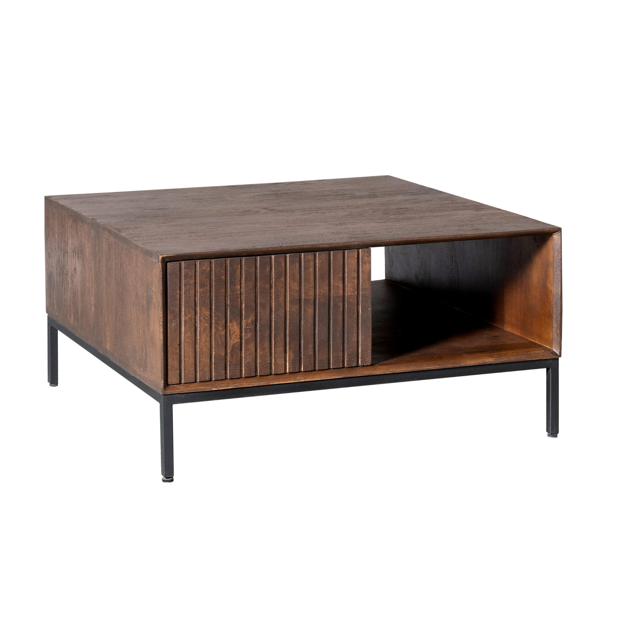 Starfurn Couchtisch Dunkelbraun 80x40x80 cm