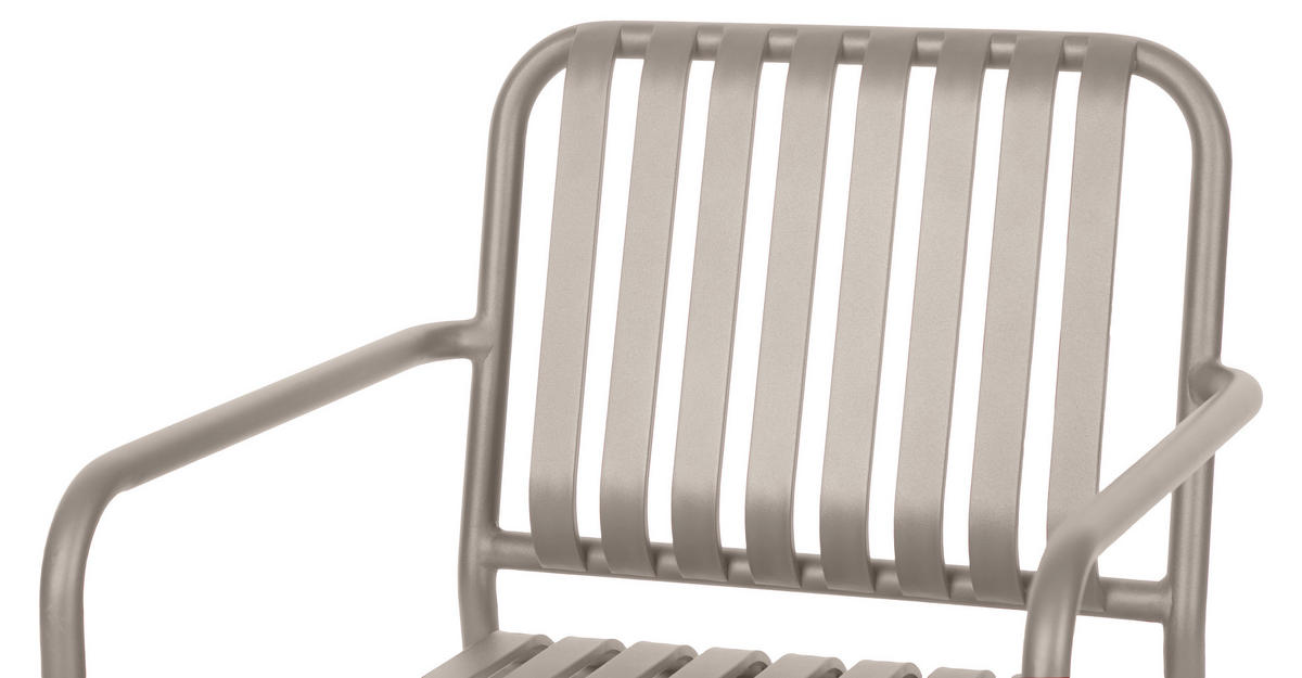 GARTENSTUHL 2er Set Grau - Grau, Holzwerkstoff (57/83/63cm) - ebuy24