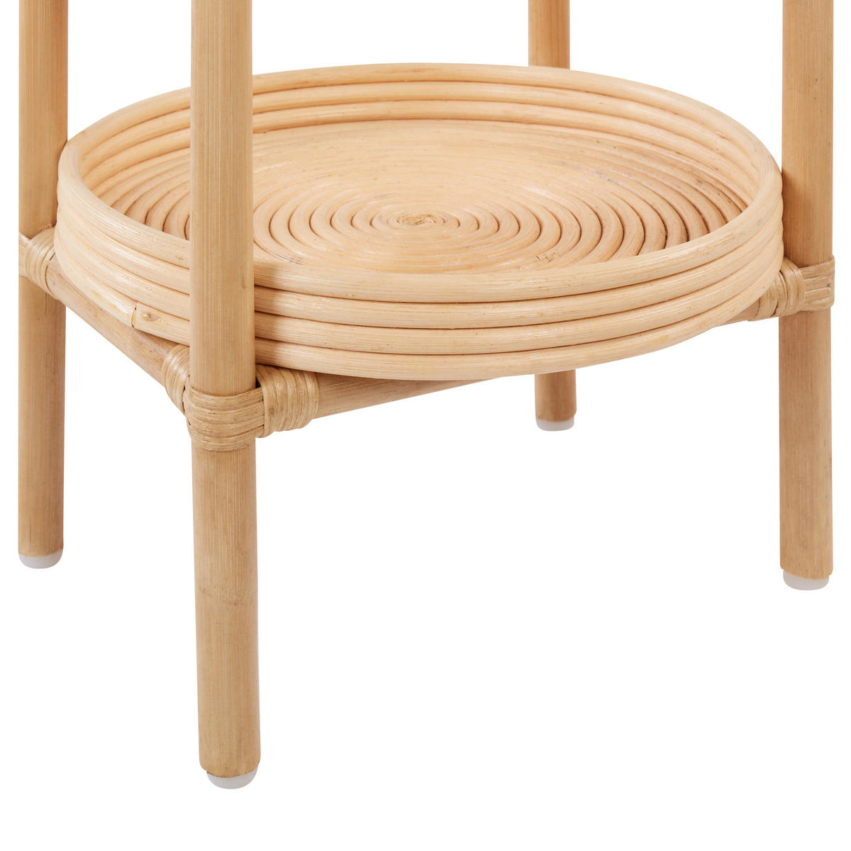 BEISTELLTISCH Naturfarben Troolie - Naturfarben, Naturmaterialien (32/32/78cm) - Beliani