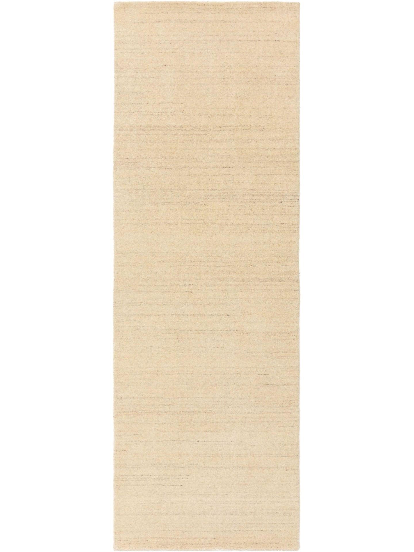 WOLLTEPPICH-LÄUFER Jamal Cream 70x200 cm - Beige, Textil (70/1cm) - KUNSTLOFT