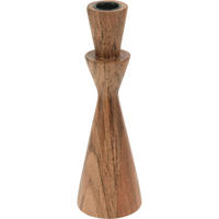 KERZENHALTER Akazie 22 cm - Braun, Holz (7/22/7cm) - Home Styling Collection
