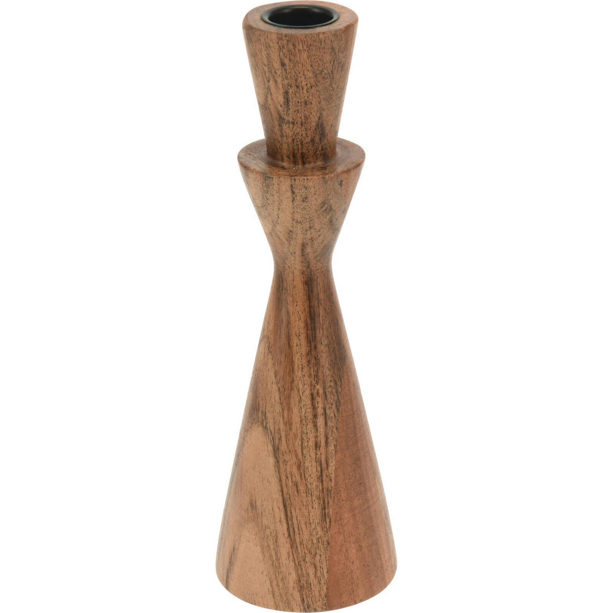 KERZENHALTER Akazie 22 cm - Braun, Holz (7/22/7cm) - Home Styling Collection