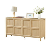 KOMODA 160/40/80 cm z odpiranjem na pritisk, mehkim zapiranjem in varovalom proti prevrnitvi, Hrast - barve hrasta, leseni material (160/80/40cm) - Redom