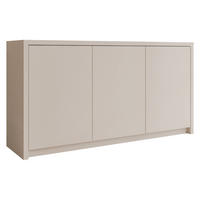COMODĂ Solid 3D - nisipiu/negru, material plastic/compozit lemnos (150/79/40cm) - MIRJAN24