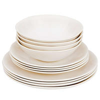 GESCHIRR-SET (12-teilig) Atlantis - Beige, Keramik (1/1/1cm) - Butlers