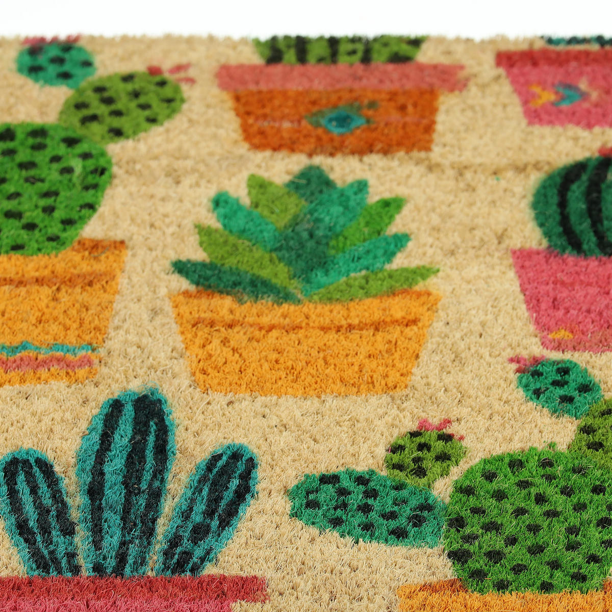 FUSSMATTE - Multicolor, Kunststoff/Textil (75/42cm) - Relaxdays