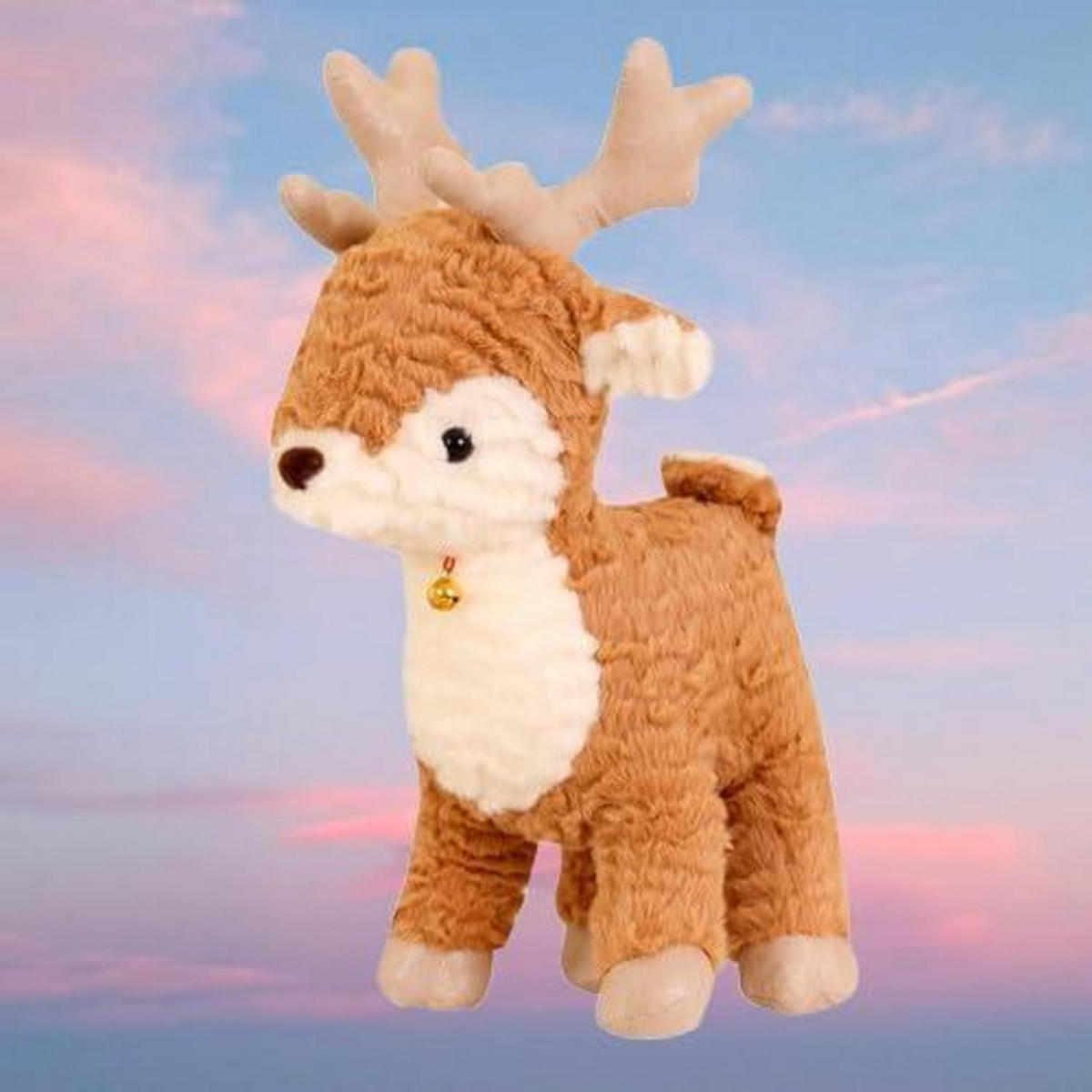 KUSCHELTIER Hirsch 30 cm - Braun, Textil (10/15cm)