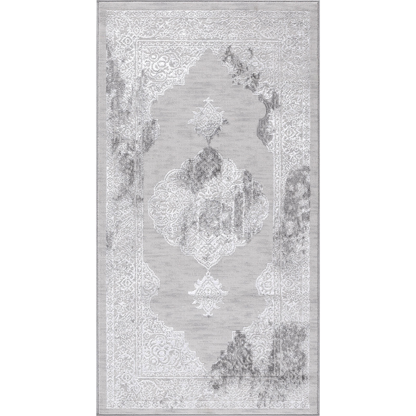 VINTAGE-TEPPICH 80/150 cm Grau - Beige, Naturmaterialien/Textil (80/150cm) - LIVABLISS