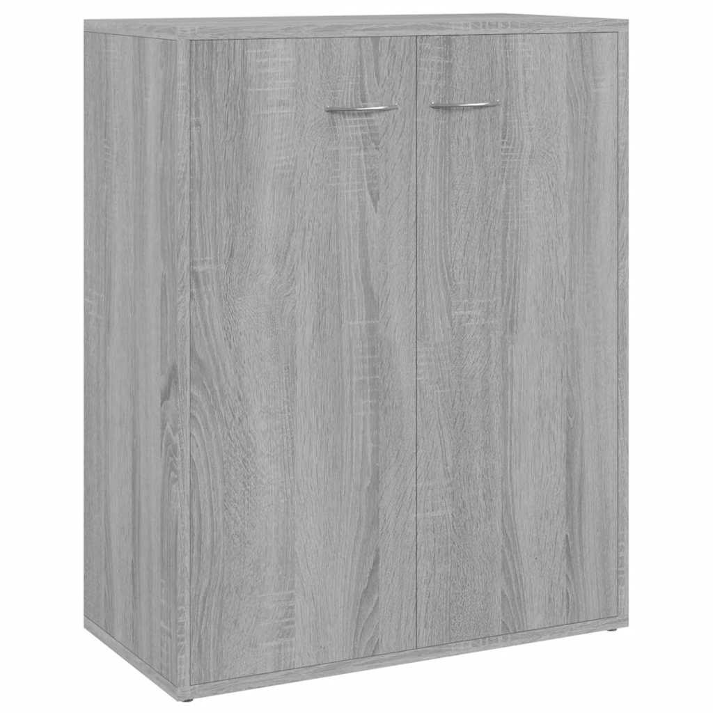 vidaXL Sideboard Silbereichen 60x75x30 cm