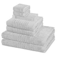 FROTTIERSET Carre 8-teilig - Hellgrau, Textil (50/100cm) - Ross