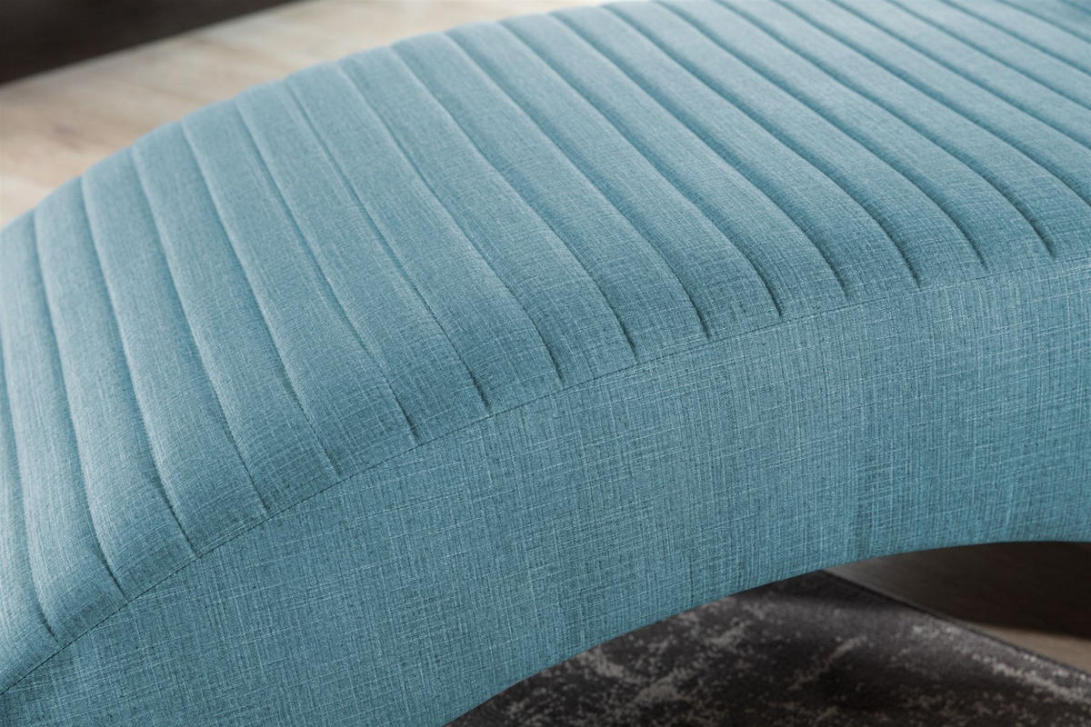 RELAXLIEGE Abramo In Lisbon - Hellblau, Holzwerkstoff/Textil (73/80/170cm) - Fun Möbel