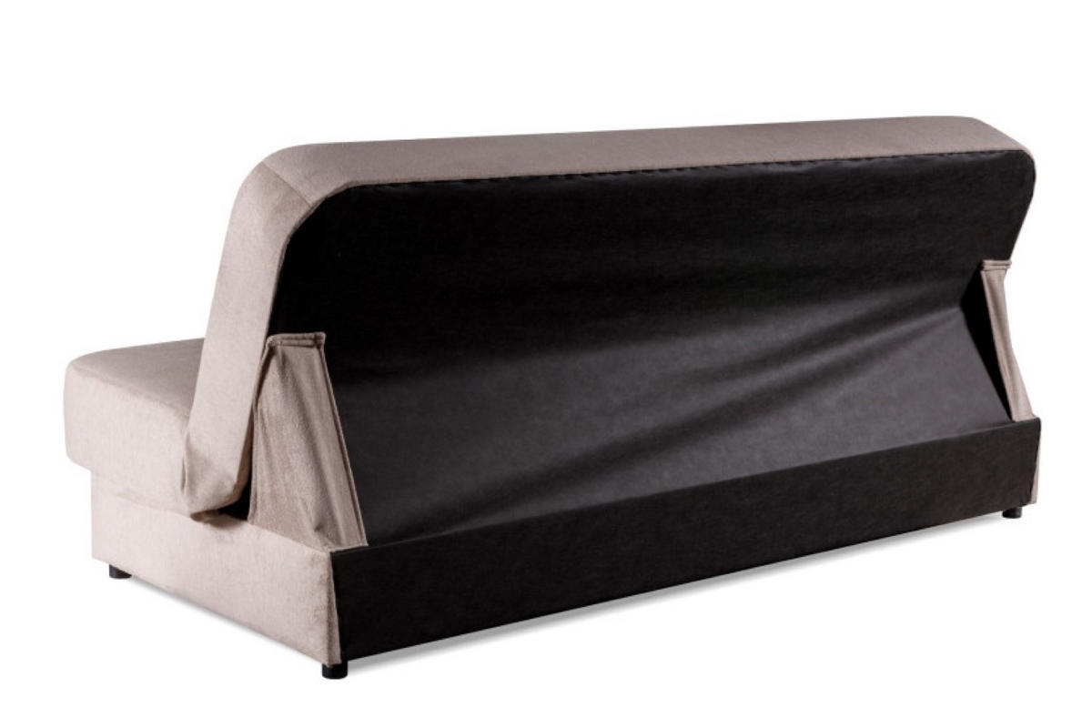 SOFA Silber-Beige ARDO Ohne Armlehnen - Beige, Textil (199/91/91cm) - Sepro Meble