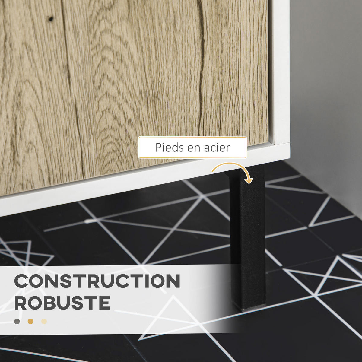 HÄNGESCHRANK Eiche 1 Stück - Beige, Kunststoff (60/60/30cm) - GiPP