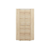 ECKSCHRANK Avo Sonoma Eiche, Absetzung austauschbar 82 / 82 / 200cm - Braun/Sonoma Eiche, Holz/Holzwerkstoff (82/200/82cm) - Feldmann-Wohnen