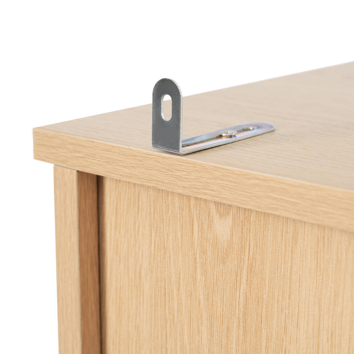 HOCHSCHRANK 40/30/172 cm aus MDF mit 3 Schubladen und verstellbarem Einlegeboden Natur - Naturfarben, Holzwerkstoff (40/172/30cm) - Modenvie