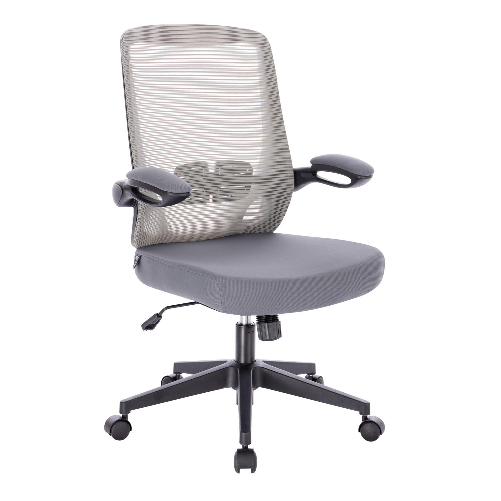 DREHSTUHL TOM Stoffbezug Grau - Grau, Textil (62/105/62cm) - SVITA