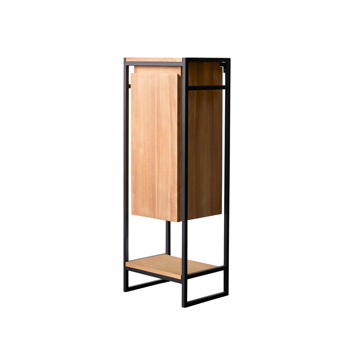 HOCHSCHRANK Michal Natur aus Teak - Naturfarben, Holz (40/110/30cm) - Tikamoon