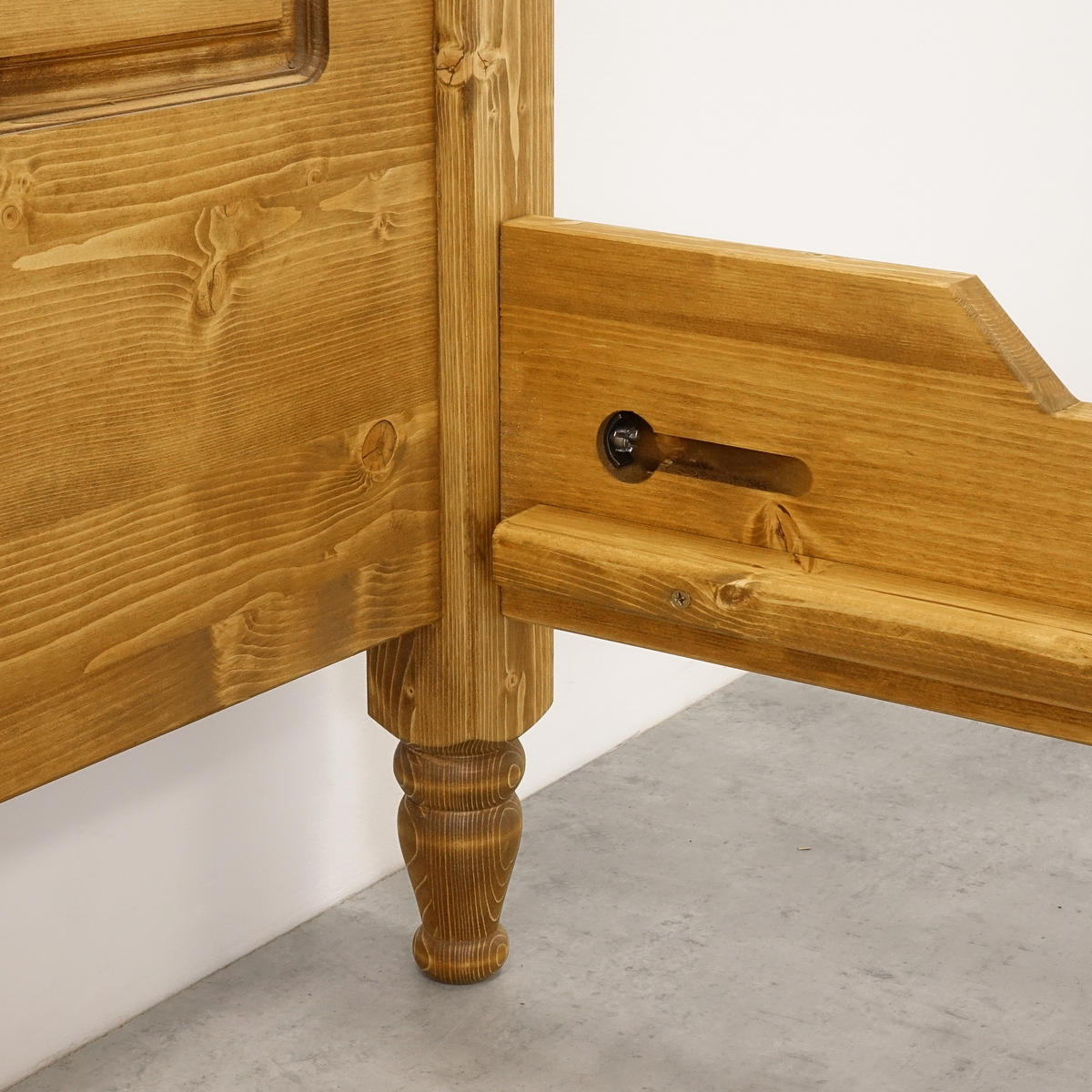 BETT aus Massivholz CHARLOTTE - Hellbraun, Holz (140/200cm) - Seart