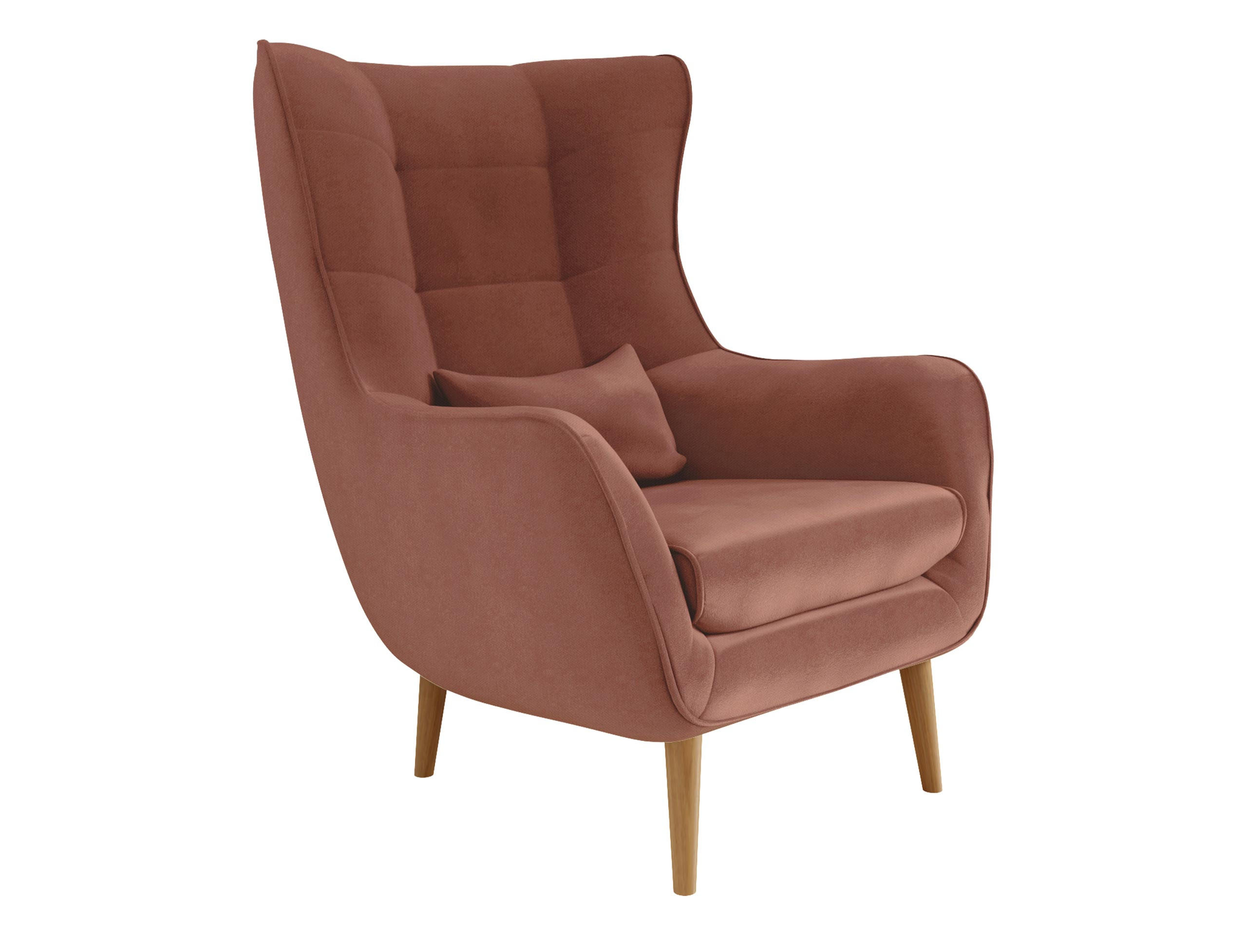 SESSEL Estjano - Beige/Rosa, Holz (80/106/95cm) - MIRJAN24