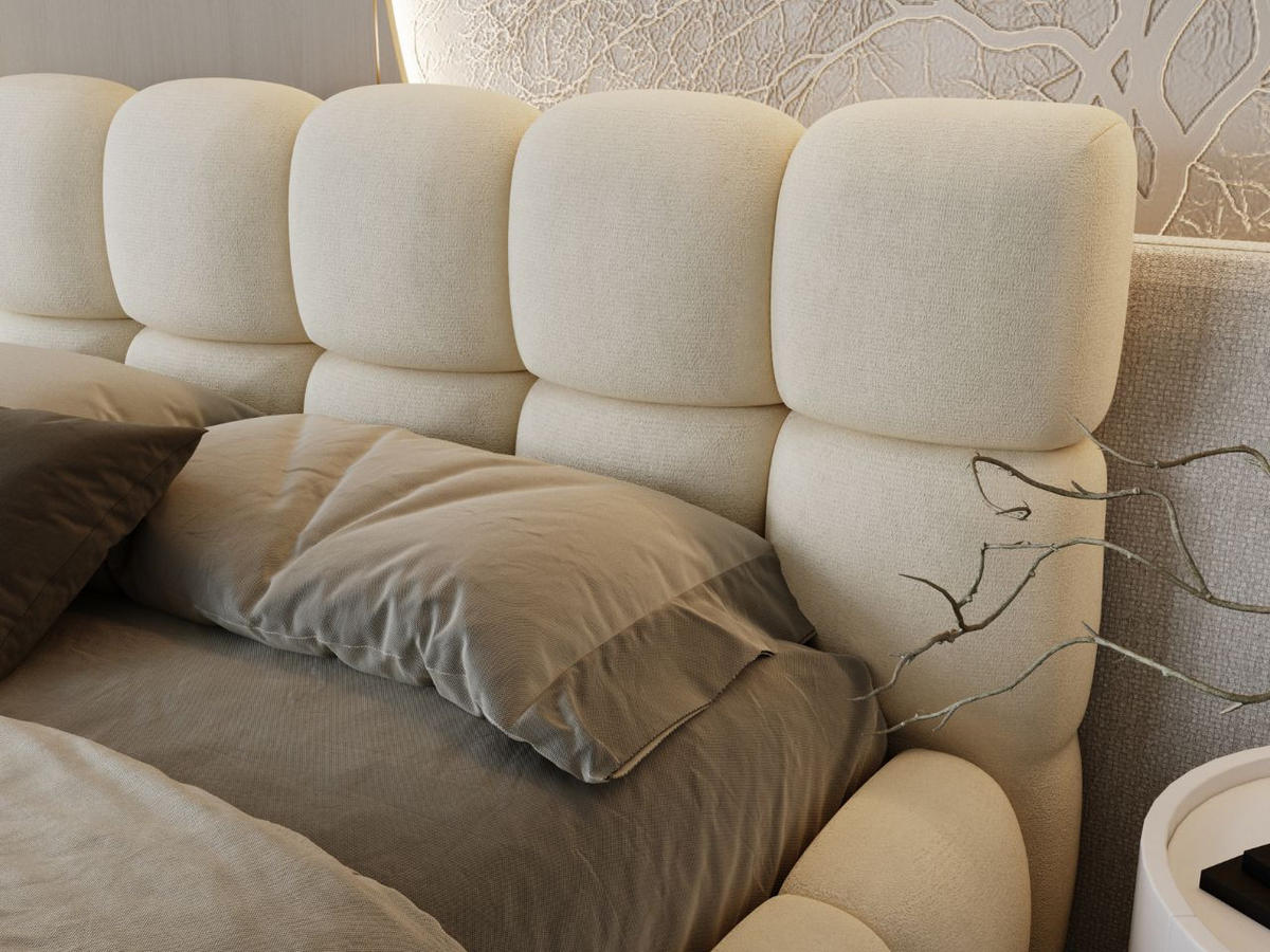 POLSTERBETT Modo 160x200 Beige - Beige, Textil (160/200cm) - Graingold