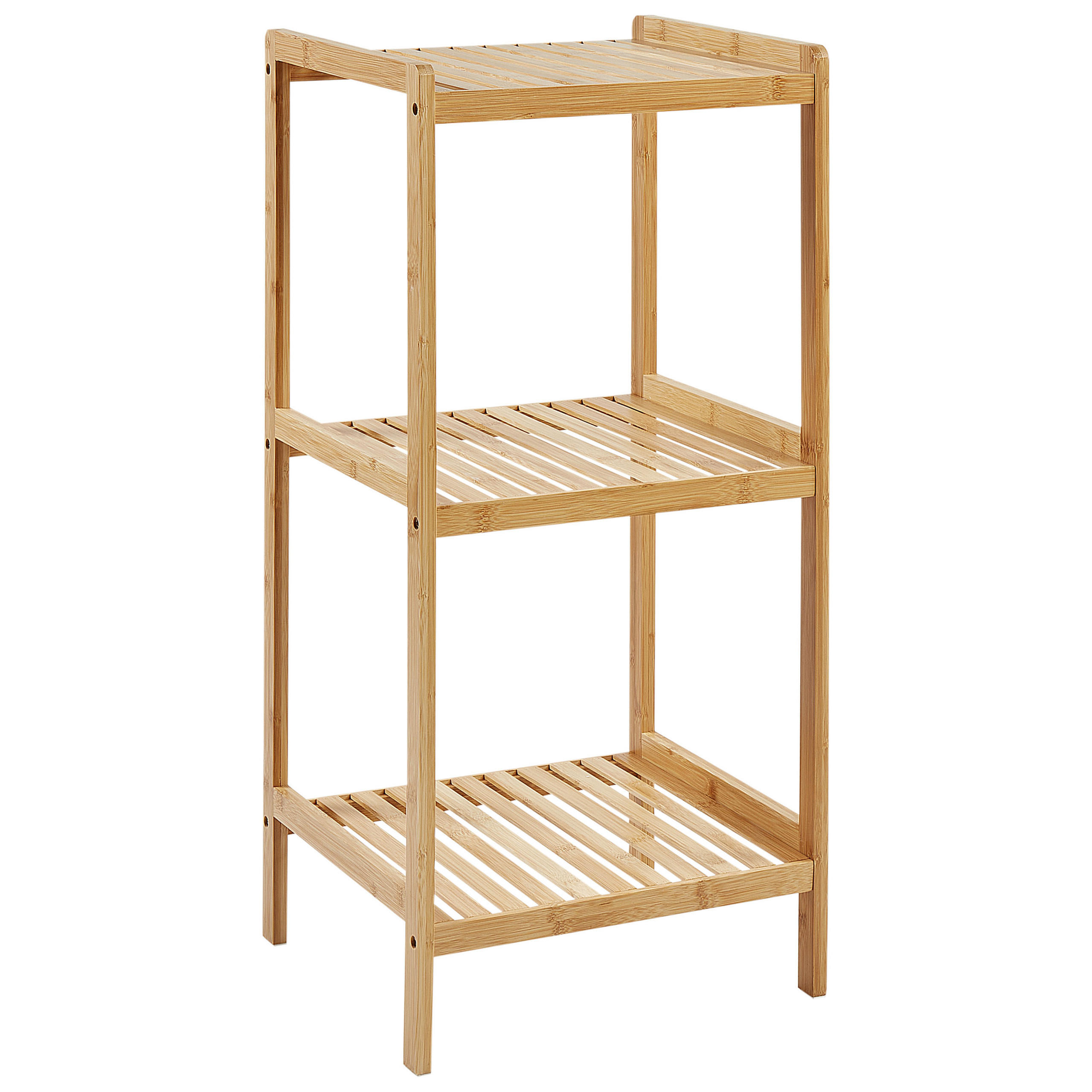 REGAL Bambus Hellbraun Baxley - Braun, Holz (37/78/33cm) - Beliani