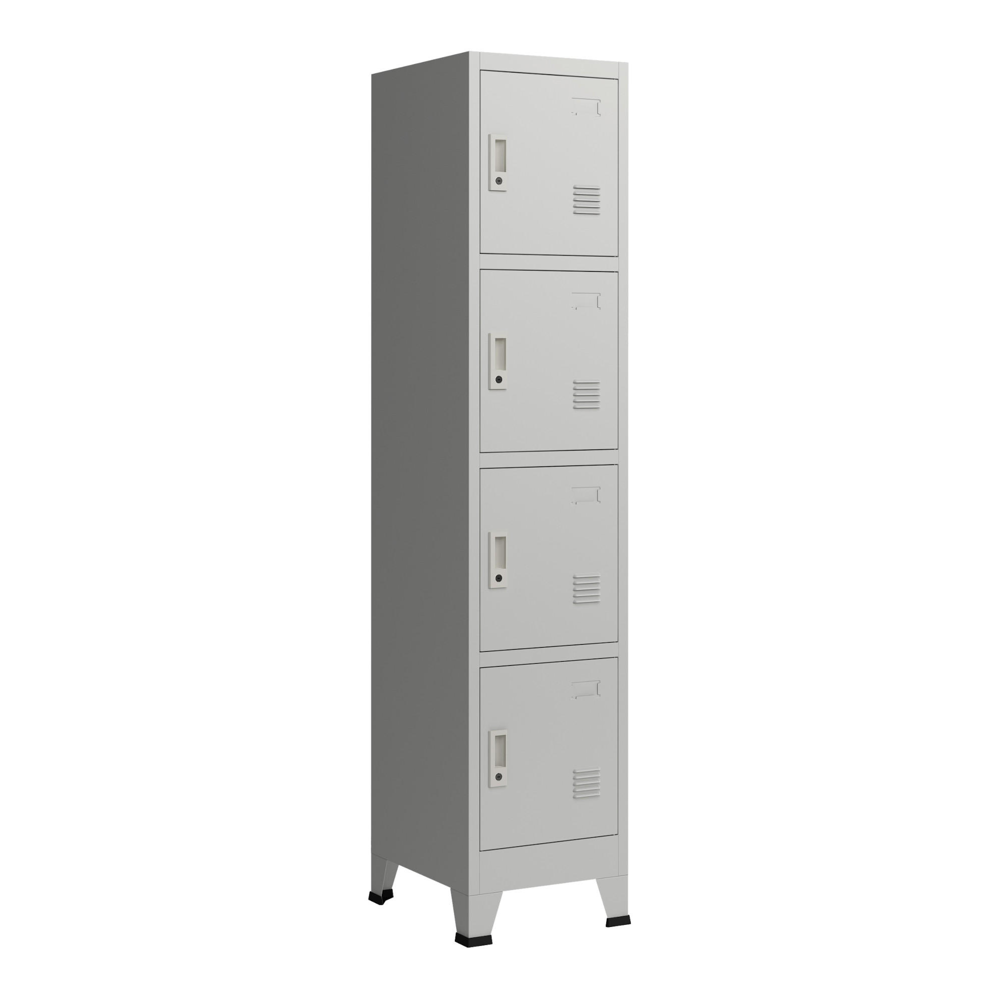 SPIND Joroinen - Grau, Metall (38/180/45cm) - [en.casa]