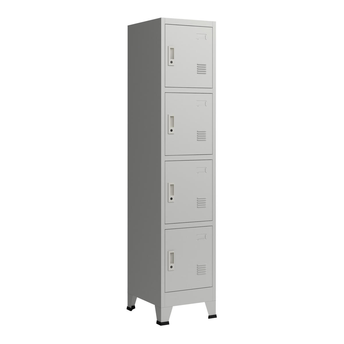 SPIND Joroinen - Grau, Metall (38/180/45cm) - [en.casa]
