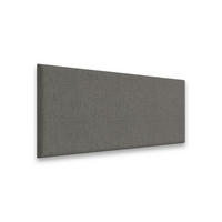 3D-WANDPANEELE Selbstklebende Wandverkleidung aus Kunstleder 90/30cm - Dunkelgrau, Textil (90/30/3cm) - Vercart