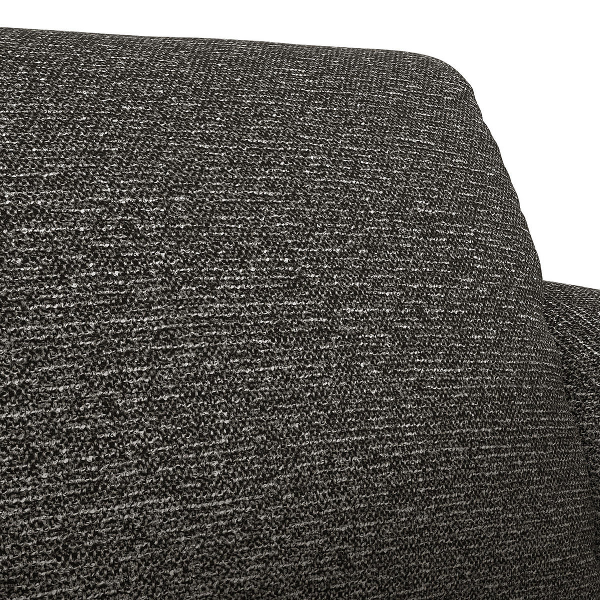 SESSEL - Anthrazit/Schwarz, Kunststoff/Textil (92/74/90cm) - home24