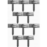 ERDANKER 10er Set, Ultra Starke, Alu-Metall, für Rasenkanten - Alufarben, Metall (1/1/1cm) - Green-Split