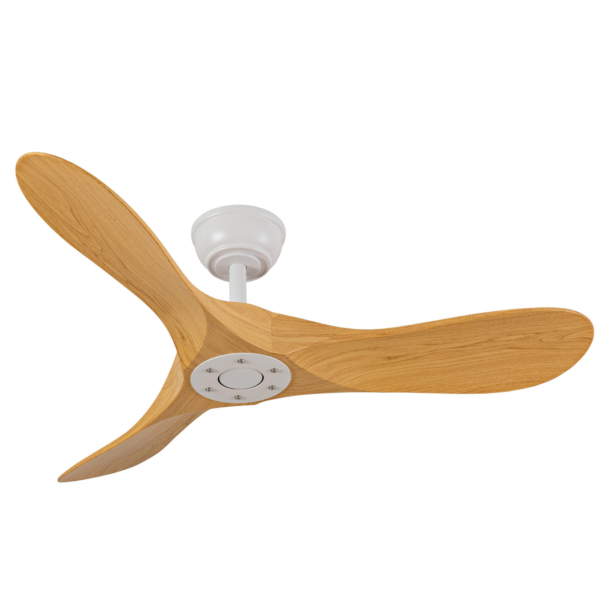 DECKENVENTILATOR DE-16227 42 Zoll mit Fernbedienung & reversibel Holzfarbe - Naturfarben, Kunststoff (107/107/38cm) - ComfortXL