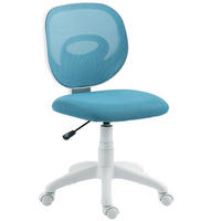 ERGONOMISKA snurrstolar med höjdjusterbart ryggstöd, blå - Blå, Metall (53/89/59.5cm) - SHOPENTRA