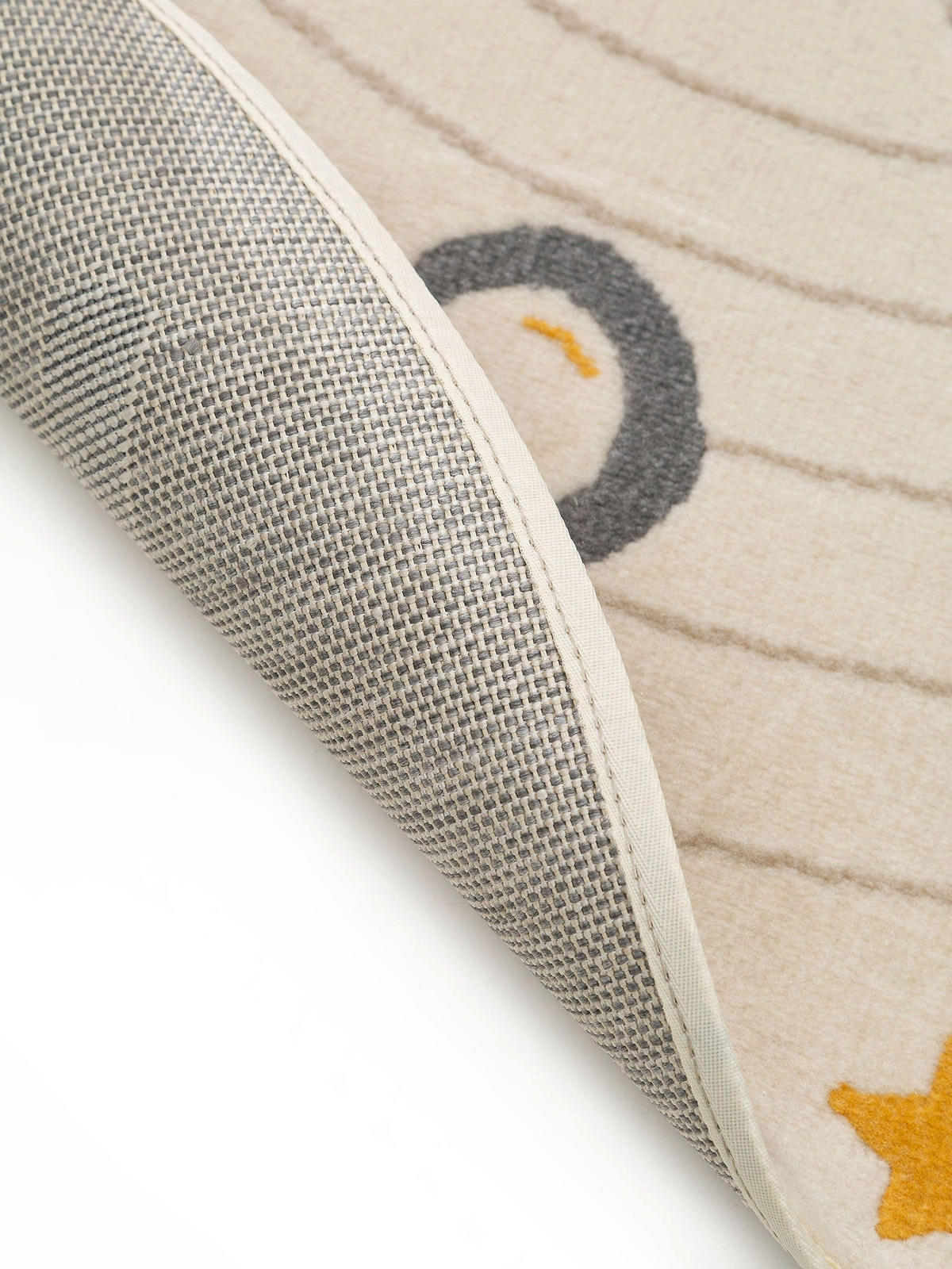 KINDERTEPPICH Apollo Cream ø 120 cm rund - Creme, Textil (120/120cm) - Lytte