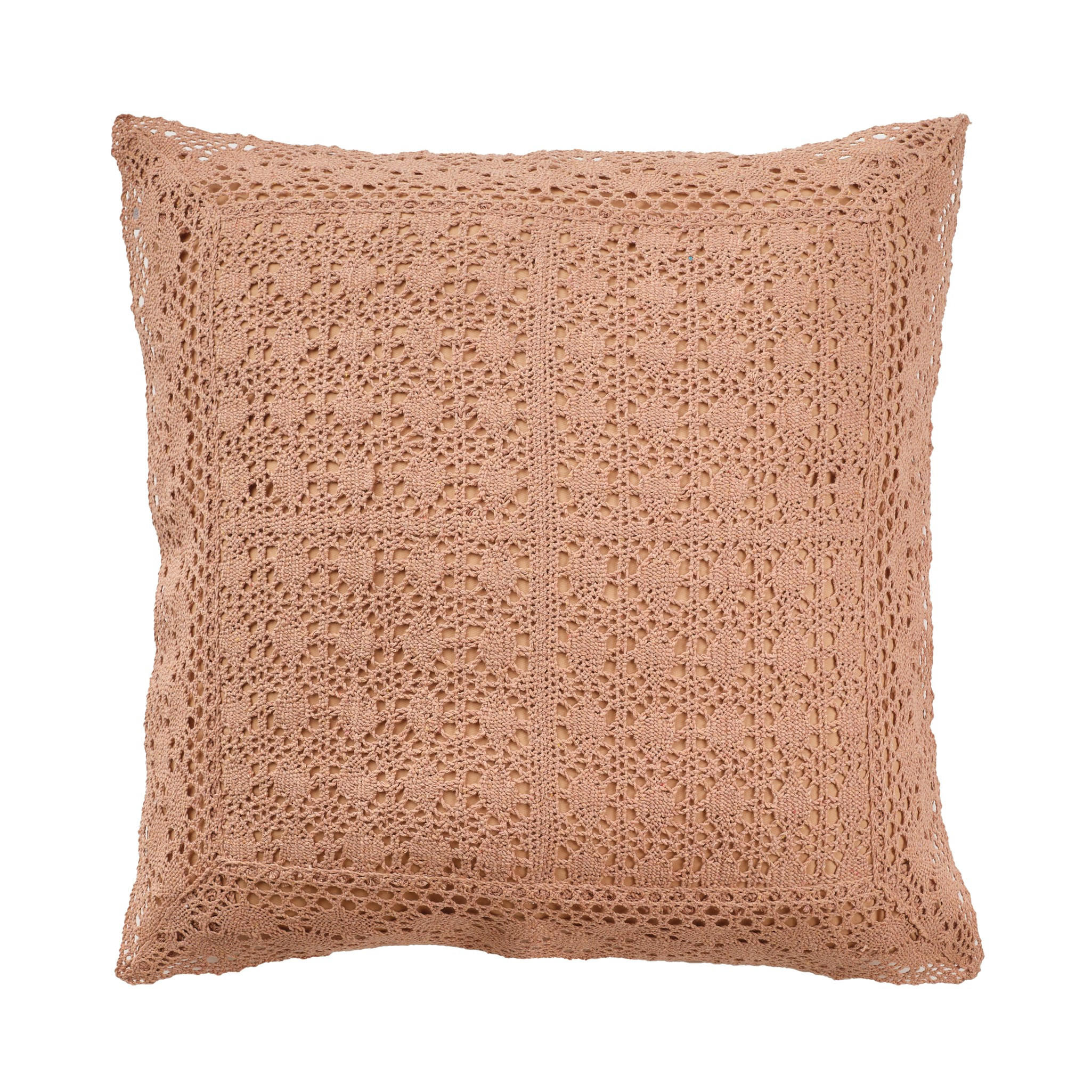 KISSENBEZUG Folkelips - Dunkelrosa, Textil (45/45cm) - home&you