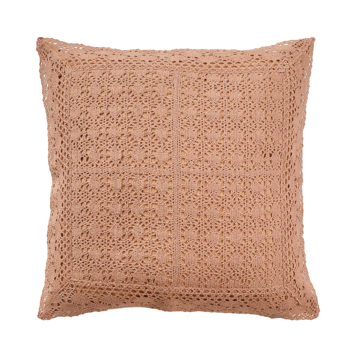 KISSENBEZUG Folkelips - Dunkelrosa, Textil (45/45cm) - home&you