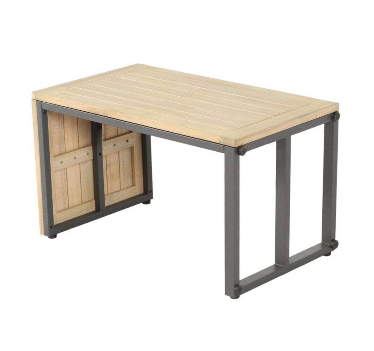 GARTEN-ECKLOUNGE Celano Beige Aluminium für 4 Personen - Grau, Kunststoff - Green Spirit