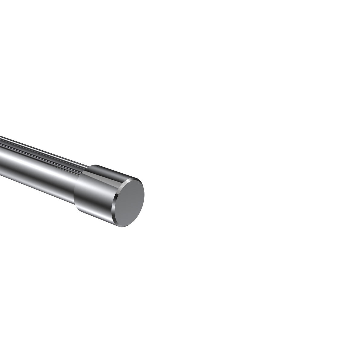 ENDSTÜCKE FÜR GARDINENSTANGEN 20 mm Ø, Santo Chrom, Packung 2 Stück - Chromfarben, Metall (2.5/2.5/2.5cm) - INTERDECO