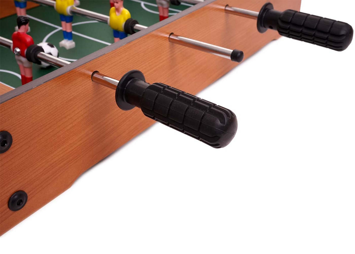 MINI FUßBALLKICKER +ZUBEHÖR HOLZ Braun, Multicolor - Multicolor/Braun, Holz (31/51cm) - MCW