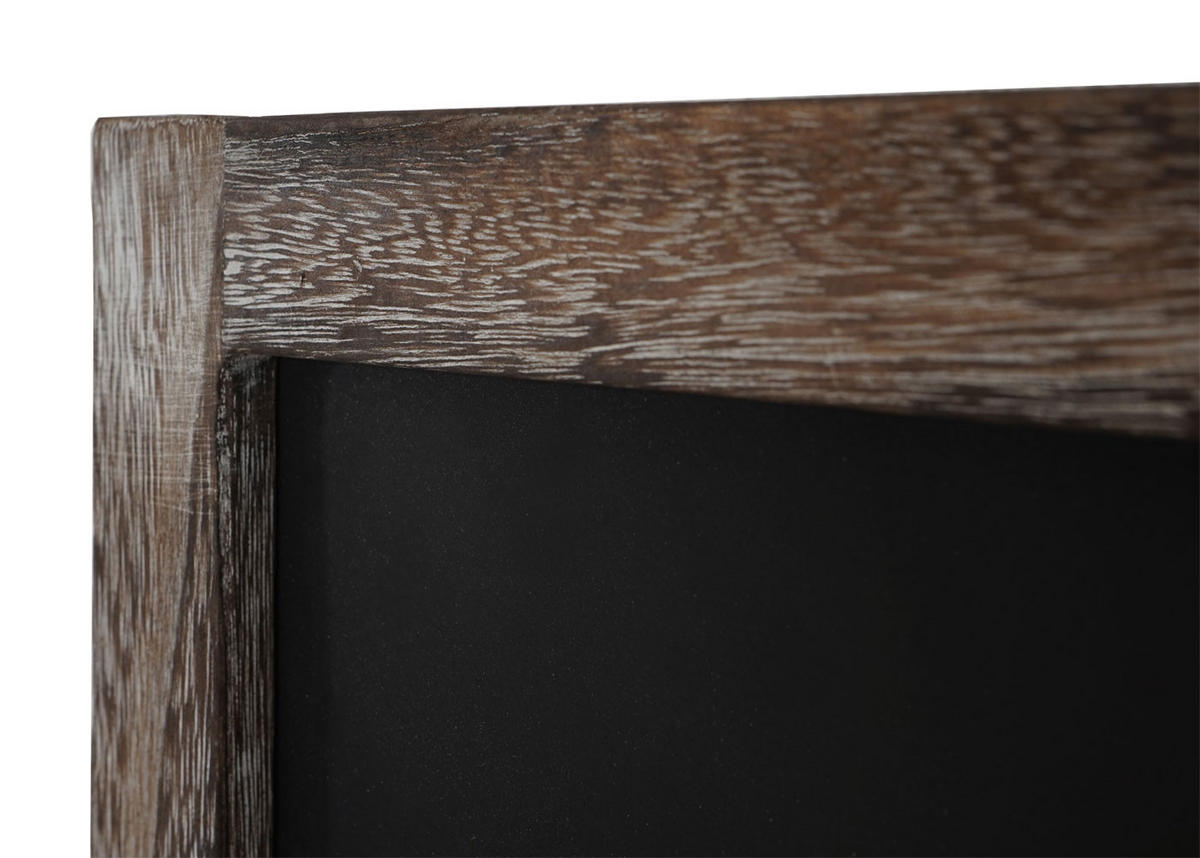 WERBETAFEL Dunkelbraun - Dunkelbraun, Holz (34/55/2cm) - Jamb