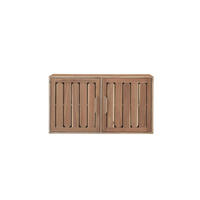 BADEZIMMERMÖBEL Lila Natur aus Akazie - Naturfarben, Holz (120/65/40cm) - Tikamoon
