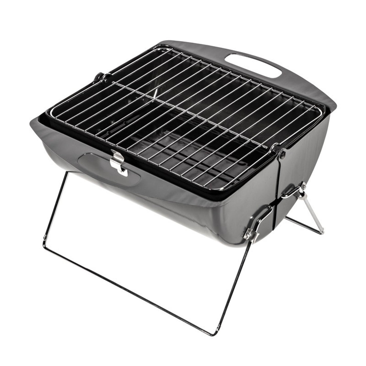 HOLZKOHLEGRILL 38.3/32.3/32.3 cm - Grau, Metall (10/10/10cm)