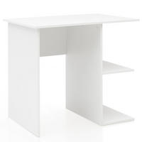 SCHREIBTISCH – großzügige Fläche, mit Aufbewahrung, Spanplatte, modern - Weiß, Holz (60/82/76cm) - KADIMA DESIGN