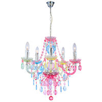 KRONLEUCHTER Metall Acryl Bunt - Multicolor, Metall (51/51/149cm) - Globo Lighting