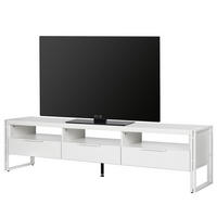 TV-LOWBOARD - Weiß - Weiß, Holzwerkstoff/Metall (180/47/39cm) - home24