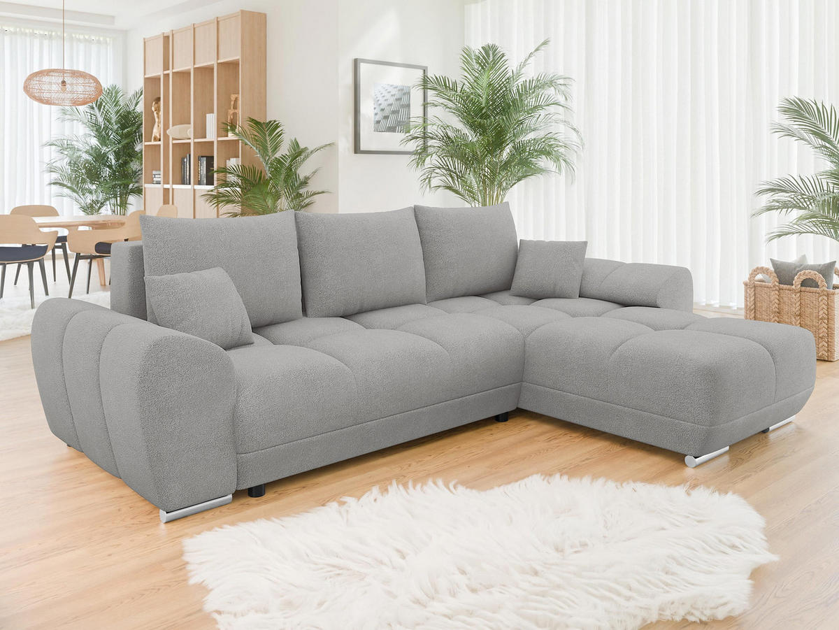 ECKSOFA Logo - Hellgrau, Holz/Kunststoff (291/183cm) - MIRJAN24
