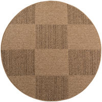 TEPPICH Outdoor ARLBERG in Beige, in Jute-Optik, aus Polypropylen, Ø 200 cm - Beige, Textil (200/200cm) - KADIMA DESIGN