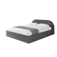 POLSTERBETT mit Bettkasten und Lattenrost, Bett mit Matratze H3/H4 - TIVON-V1 180x200 Dunkelgrau - Anthrazit, Holzwerkstoff/Textil (180/200cm) - ALTDECOR