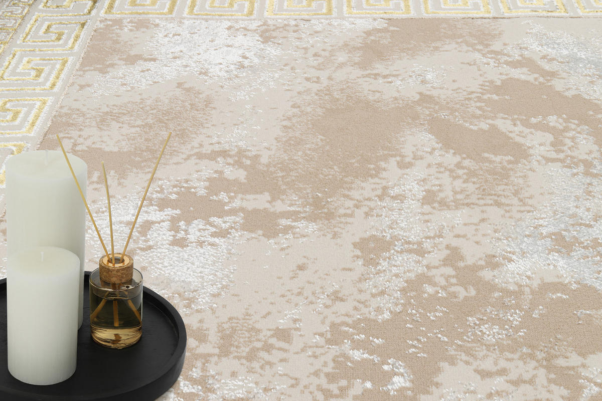 TEPPICH ARES Beige Creme 300/400 cm - Beige/Creme, Kunststoff (300/400cm) - Tapiso