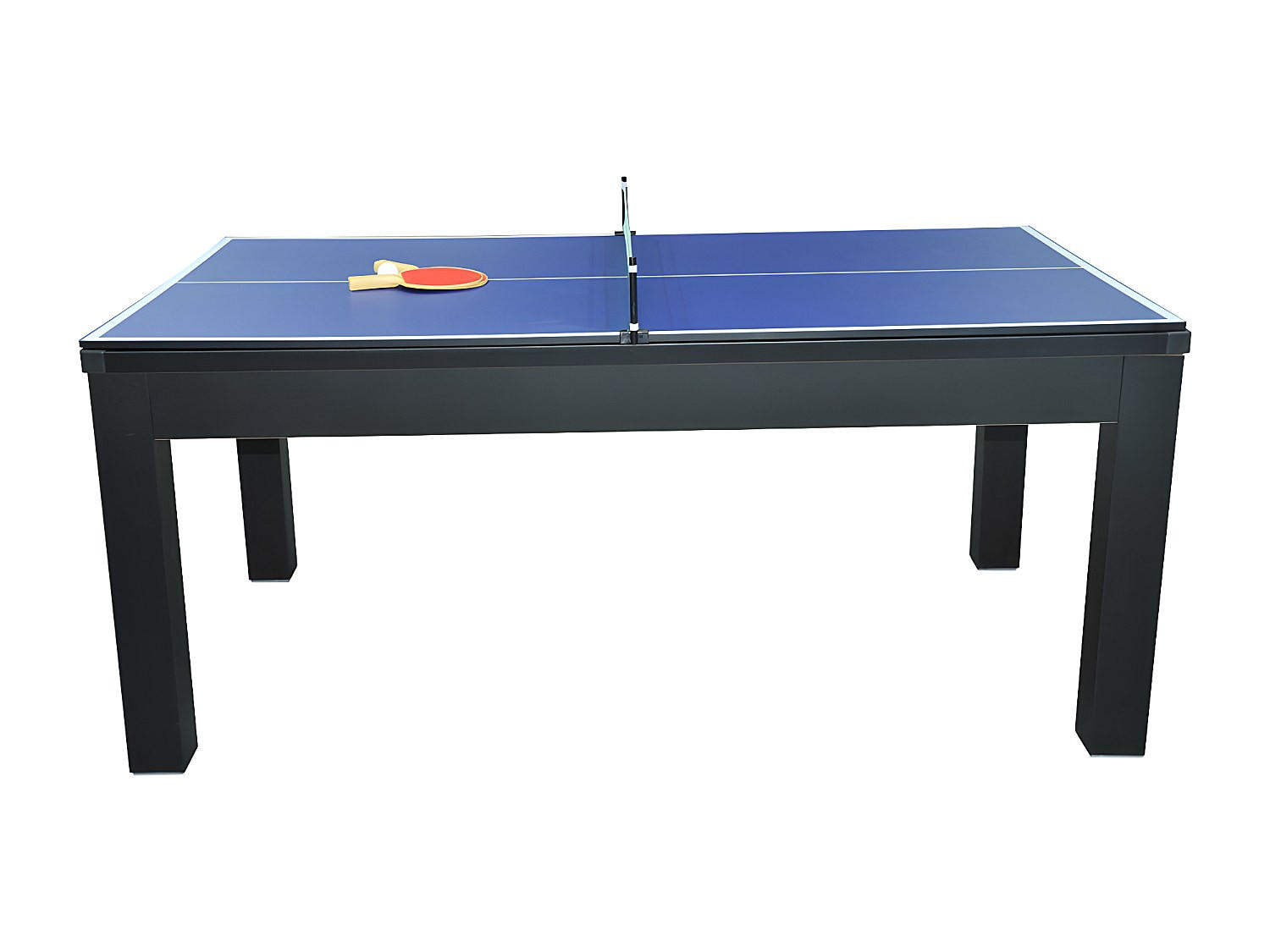 Vente-Unique Billardtisch Schwarz, Blau 182x102.6 cm